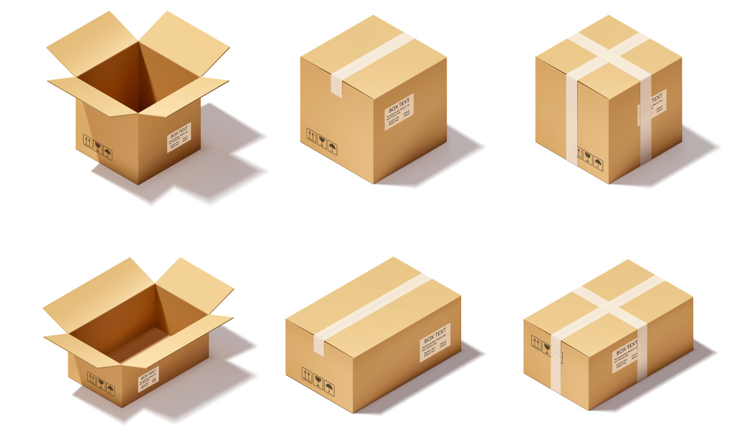 Versandkarton für DHL, DPD, Hermes & GLS – Ideal für sicheren Versand